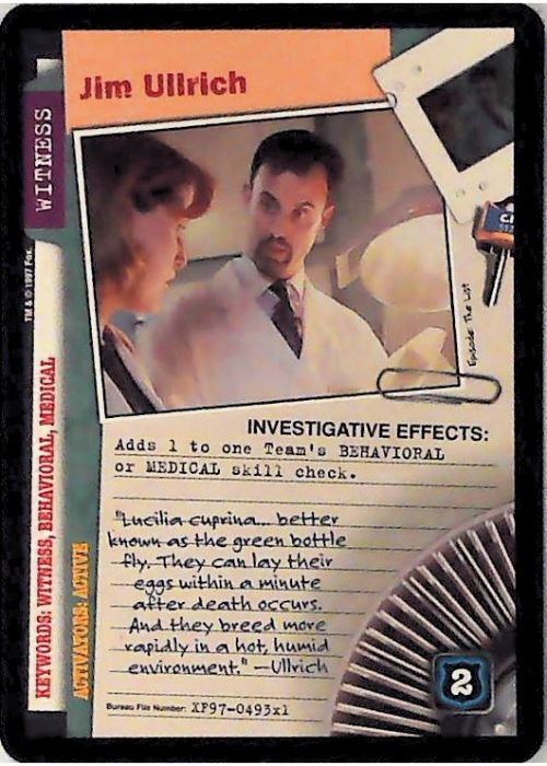 X-Files CCG | Jim Ullrich XF97-493x1    | The Nerd Merchant