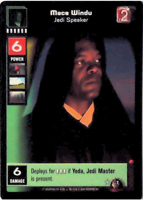 Young Jedi CCG | Mace Windu - Jedi Speaker (Battle of Naboo #7) | The Nerd Merchant