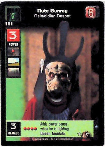 Young Jedi CCG | Nute Gunray - Neimoidian Despot (Battle of Naboo #77) | The Nerd Merchant