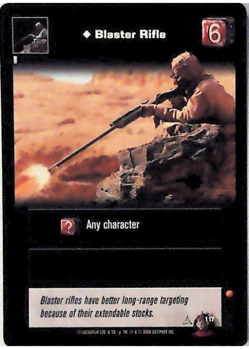 Young Jedi CCG | Blaster Rifle (Battle of Naboo #117) | The Nerd Merchant