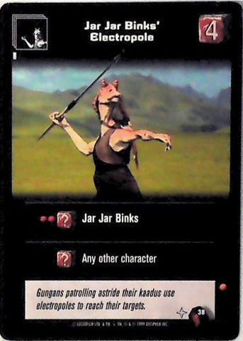 Young Jedi CCG | Jar Jar Binks' Electropole (Menace of Darth Maul #38) | The Nerd Merchant