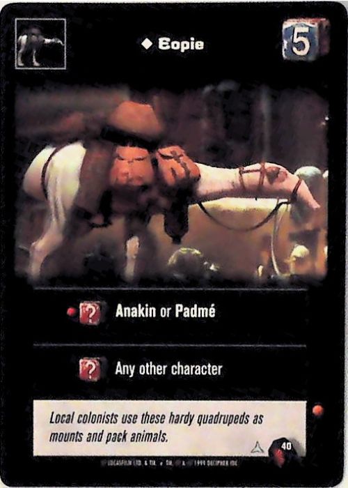 Young Jedi CCG | Eopie (Menace of Darth Maul #40) | The Nerd Merchant