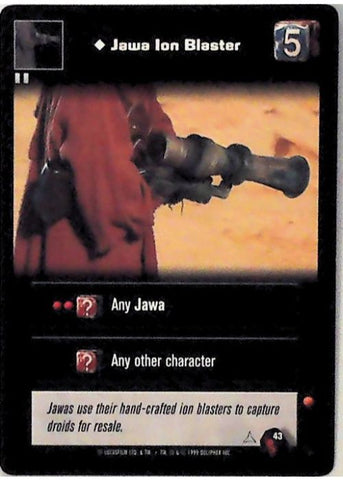Young Jedi CCG | Jawa Ion Blaster (Menace of Darth Maul #43) | The Nerd Merchant