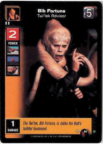 Young Jedi CCG | Bib Fortuna - Twi'lek Advisor (Menace of Darth Maul #84) | The Nerd Merchant