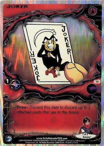 Yu Yu Hakusho TCG | Joker (Foil) - Betrayal #22 | The Nerd Merchant
