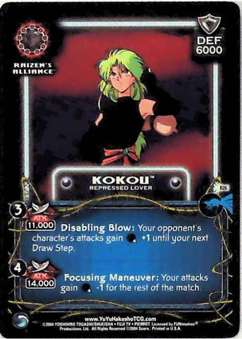 Yu Yu Hakusho TCG | Kokou, Repressed Lover (Foil) - Betrayal #26 | The Nerd Merchant