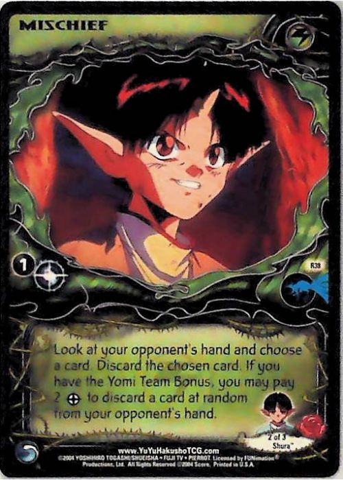 Yu Yu Hakusho TCG | Mischief (Foil) - Betrayal #38 | The Nerd Merchant
