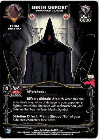 Yu Yu Hakusho TCG | Earth Shinobi, Shrouded Leader (Foil) - Betrayal #48 | The Nerd Merchant