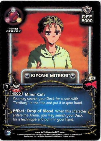 Yu Yu Hakusho TCG | Kiyoshi Mitarai - Betrayal #56 | The Nerd Merchant