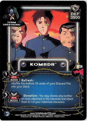 Yu Yu Hakusho TCG | Komada (Foil) - Betrayal #57 | The Nerd Merchant