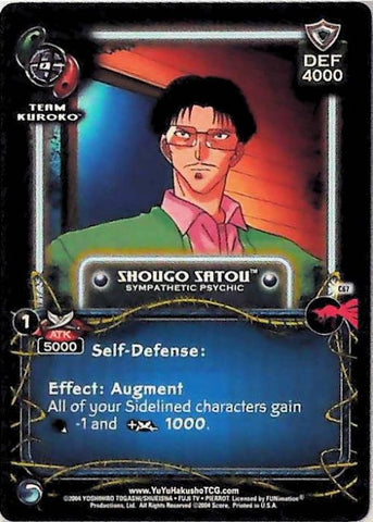 Yu Yu Hakusho TCG | Shougo Satou, Sympathetic Psychic (Foil) - Betrayal #67 | The Nerd Merchant