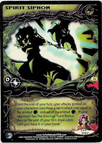 Yu Yu Hakusho TCG | Spirit Siphon (Foil) - Betrayal #92 | The Nerd Merchant
