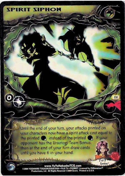 Yu Yu Hakusho TCG | Spirit Siphon - Betrayal #92 | The Nerd Merchant