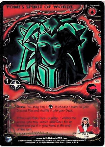 Yu Yu Hakusho TCG | Yomi's Spirit of Words - Betrayal #102 | The Nerd Merchant