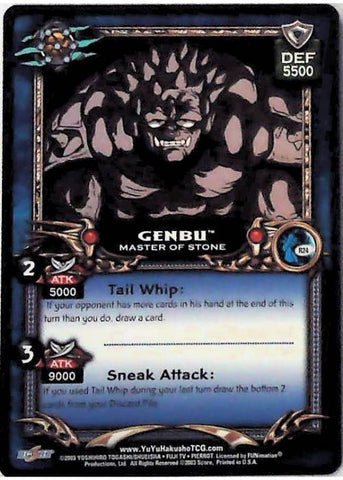 Yu Yu Hakusho TCG | Genbu, Master of Stone (Foil) - Dark Tournament R24 | The Nerd Merchant