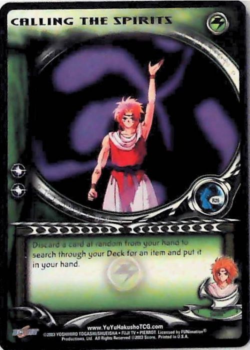 Yu Yu Hakusho TCG | Calling the Spirits (Foil) - Dark Tournament R26 | The Nerd Merchant