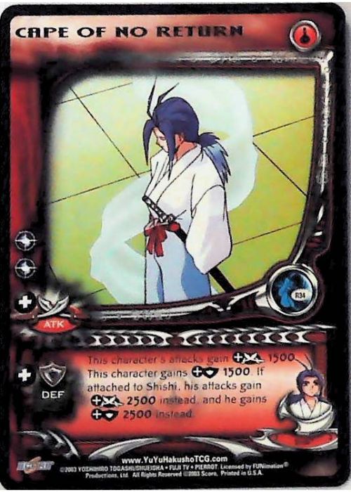 Yu Yu Hakusho TCG | Cape of No Return (Foil) - Dark Tournament R34 | The Nerd Merchant