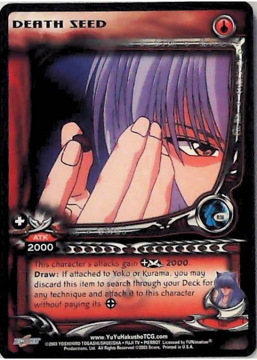 Yu Yu Hakusho TCG | Death Seed (Foil) - Dark Tournament R36 | The Nerd Merchant