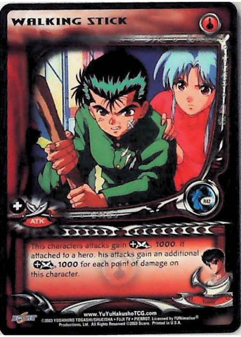 Yu Yu Hakusho TCG | Walking Stick - Dark Tournament R42 | The Nerd Merchant