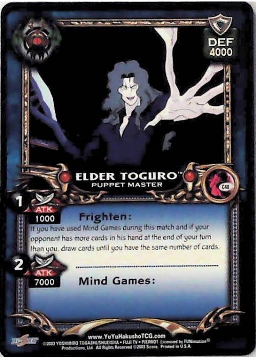 Yu Yu Hakusho TCG | Elder Toguro, Puppet Master (Foil) - Dark Tournament C48 | The Nerd Merchant