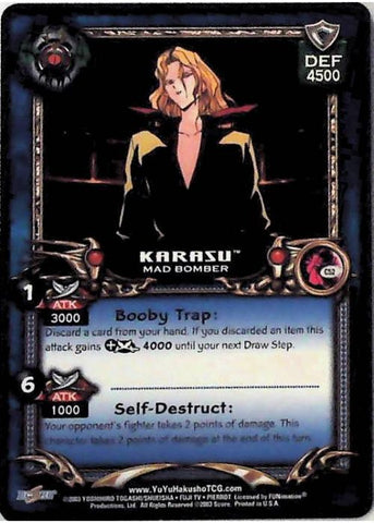 Yu Yu Hakusho TCG | Karasu, Mad Bomber (Foil) - Dark Tournament C52 | The Nerd Merchant