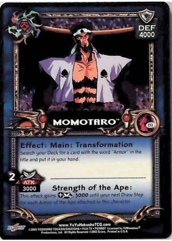 Yu Yu Hakusho TCG | Kuro Momotaro, the Ape (Foil) - Dark Tournament C53 | The Nerd Merchant