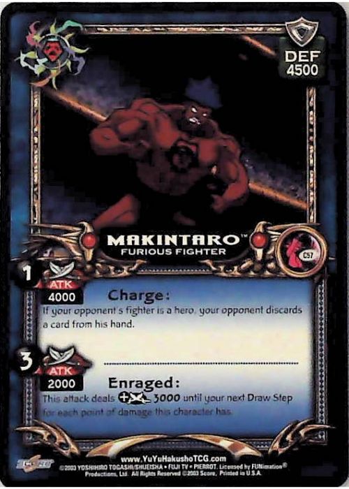 Yu Yu Hakusho TCG | Makintaro, Furious Fighter (Foil) - Dark Tournament C57 | The Nerd Merchant