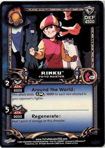Yu Yu Hakusho TCG | Rinku, Yo-Yo Master (Foil) - Dark Tournament C61 | The Nerd Merchant