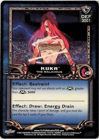 Yu Yu Hakusho TCG | Ruka, the Malicious (Foil) - Dark Tournament C62 | The Nerd Merchant