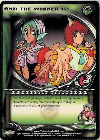 Yu Yu Hakusho TCG | And the Winner is! (Foil) - Dark Tournament C67 | The Nerd Merchant