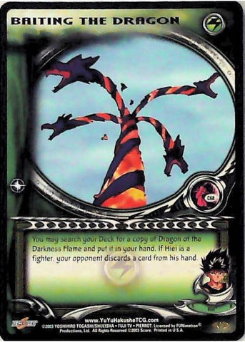 Yu Yu Hakusho TCG | Baiting the Dragon (Foil) - Dark Tournament C68 | The Nerd Merchant