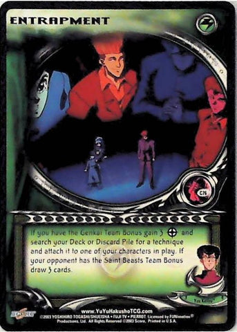 Yu Yu Hakusho TCG | Entrapment - Dark Tournament C76 | The Nerd Merchant