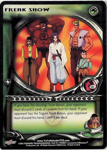 Yu Yu Hakusho TCG | Freak Show (Foil) - Dark Tournament C80 | The Nerd Merchant