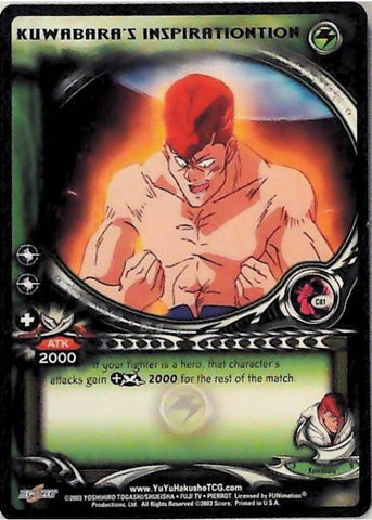 Yu Yu Hakusho TCG | Kuwabara's Inspiration - Dark Tournament C81 | The Nerd Merchant