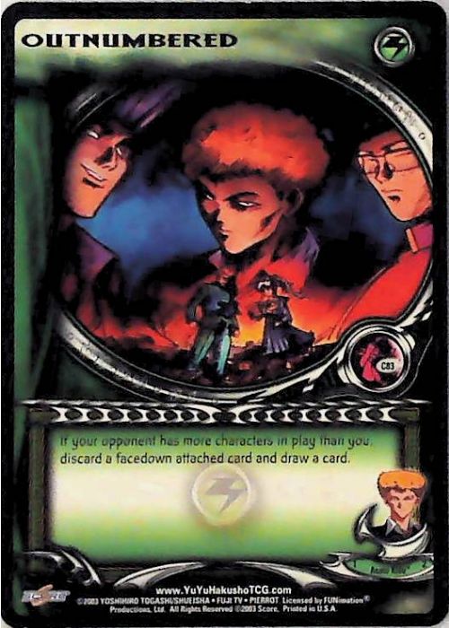 Yu Yu Hakusho TCG | Outnumbered (Foil) - Dark Tournament C83 | The Nerd Merchant