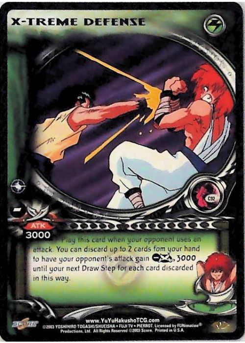 Yu Yu Hakusho TCG | X-Treme Defense (Foil) - Dark Tournament C92 | The Nerd Merchant