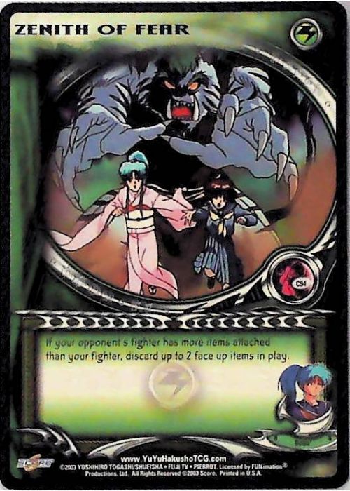 Yu Yu Hakusho TCG | Zenith of Fear (Foil) - Dark Tournament C94 | The Nerd Merchant