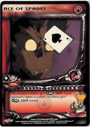 Yu Yu Hakusho TCG | Ace of Spades (Foil) - Dark Tournament C96 | The Nerd Merchant