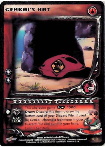 Yu Yu Hakusho TCG | Genkai's Hat (Foil) - Dark Tournament C97 | The Nerd Merchant