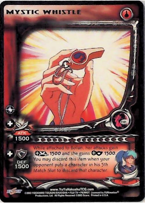 Yu Yu Hakusho TCG | Mystic Whistle (Foil) - Dark Tournament C101 | The Nerd Merchant