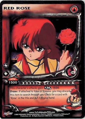 Yu Yu Hakusho TCG | Red Rose - Dark Tournament C102 | The Nerd Merchant