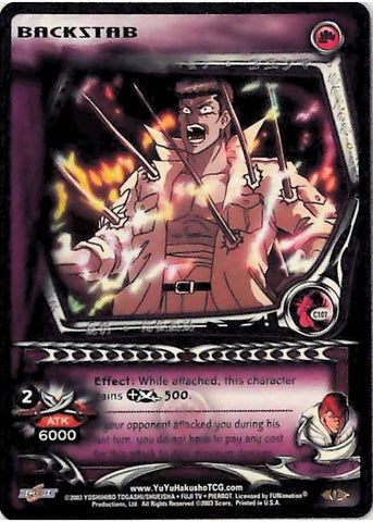 Yu Yu Hakusho TCG | Backstab (Foil) - Dark Tournament C107 | The Nerd Merchant