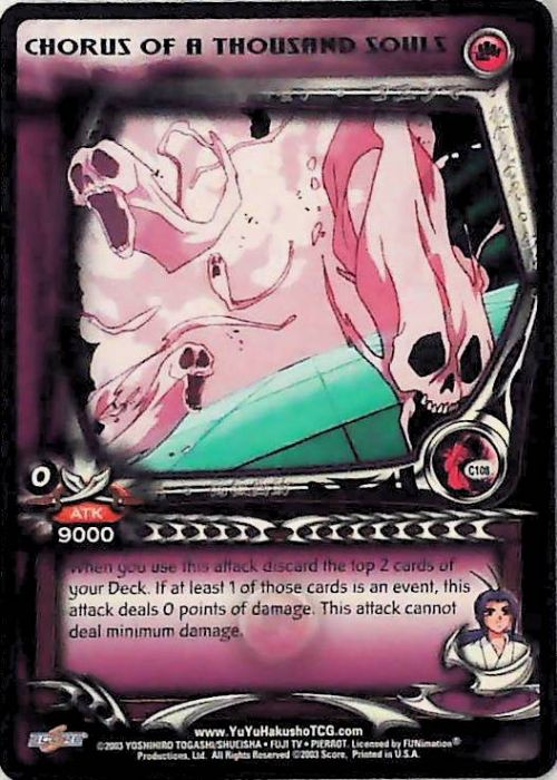 Yu Yu Hakusho TCG | Chorus of a Thousand Souls - Dark Tournament C108 | The Nerd Merchant