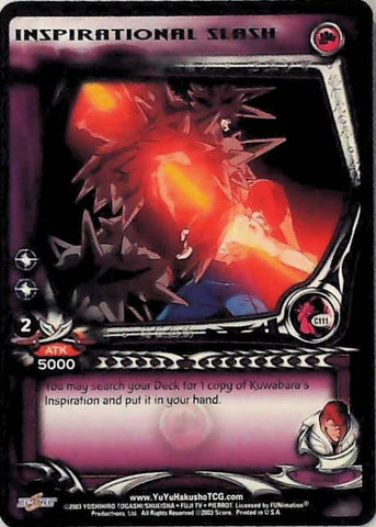 Yu Yu Hakusho TCG | Inspirational Slash - Dark Tournament C111 | The Nerd Merchant