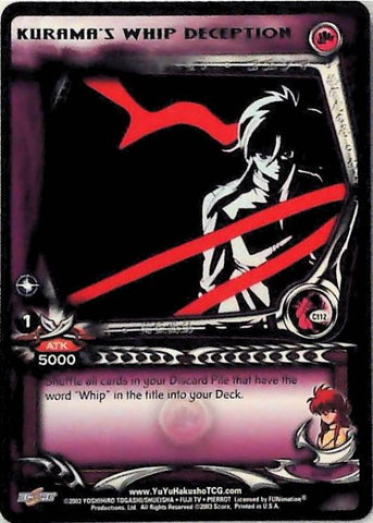 Yu Yu Hakusho TCG | Kurama's Whip Deception (Foil) - Dark Tournament C112 | The Nerd Merchant