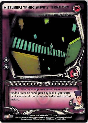 Yu Yu Hakusho TCG | Mitsunari Yanagisawa's Territory (Foil) - Dark Tournament C114 | The Nerd Merchant