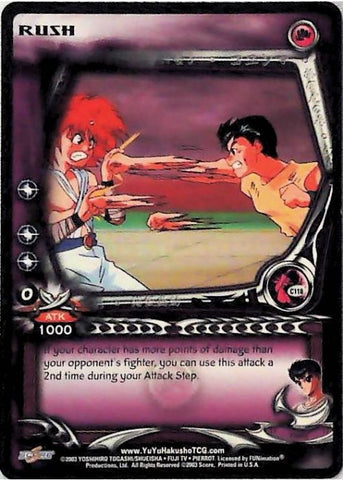 Yu Yu Hakusho TCG | Rush (Foil) - Dark Tournament C118 | The Nerd Merchant