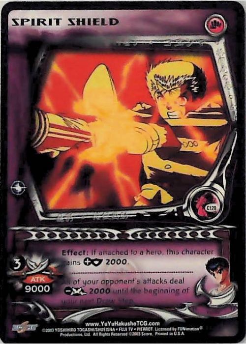 Yu Yu Hakusho TCG | Spirit Shield (Foil) - Dark Tournament C120 | The Nerd Merchant