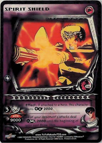 Yu Yu Hakusho TCG | Spirit Shield (Foil) - Dark Tournament C120 | The Nerd Merchant