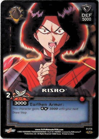 Yu Yu Hakusho TCG | Risho - Ghost Files C1 [1st Ed.] | The Nerd Merchant